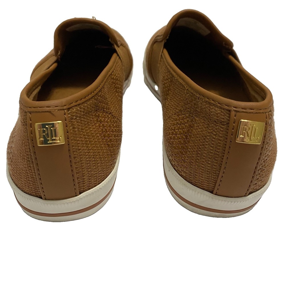 Lauren Ralph Lauren Jinny Woven Slip On Sneakers Classic Tan Size 9
0091 - Picture 5 of 6